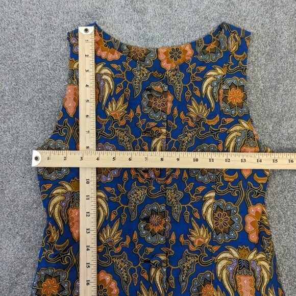 Vintage Les Créations Lisa Sleeveless Floral Dress - Montreal Exclusive Size 6 - Picture 7 of 9